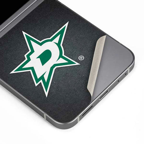 NHL Dallas Stars Black Background Galaxy Z Flip6 Skin